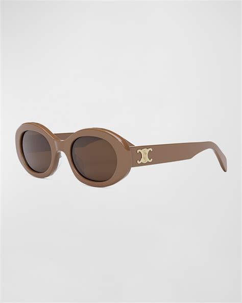 celine zz top sunglasses neiman marcus|Celine Triomphe Round Acetate Sunglasses .